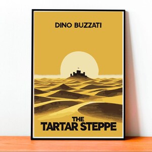 Poster La Steppe Tartara – Copertina Iconica Celebrante il Classico Esistenzial di Buzzati