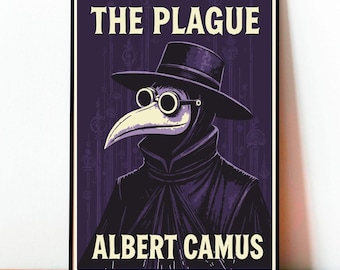 Affiche A4 Plastifiée Docteur De La Peste - Masque Schnabel - Style Gothique Steampunk - Neuf