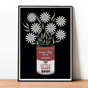 Piccole Donne, Louisa May Alcott, Poster, Copertina del Libro, Arte da Parete, Letteratura Classica, Decorazione Minimalista per la Casa