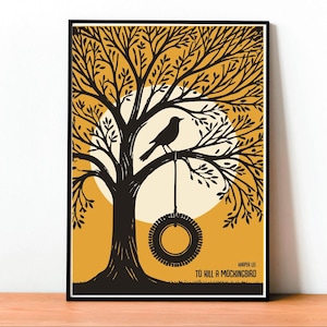 Il buio oltre la siepe, Harper Lee, Letteratura classica, Arte da parete, Poster vintage, Gotico del Sud, Diritti civili, Romanzo classico