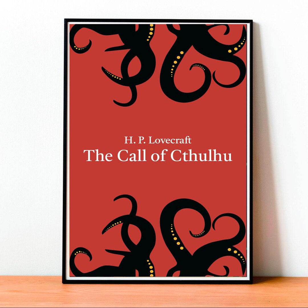Call of Cthulhu Poster, H.P. Lovecraft, Mythos Art, Cosmic Horror