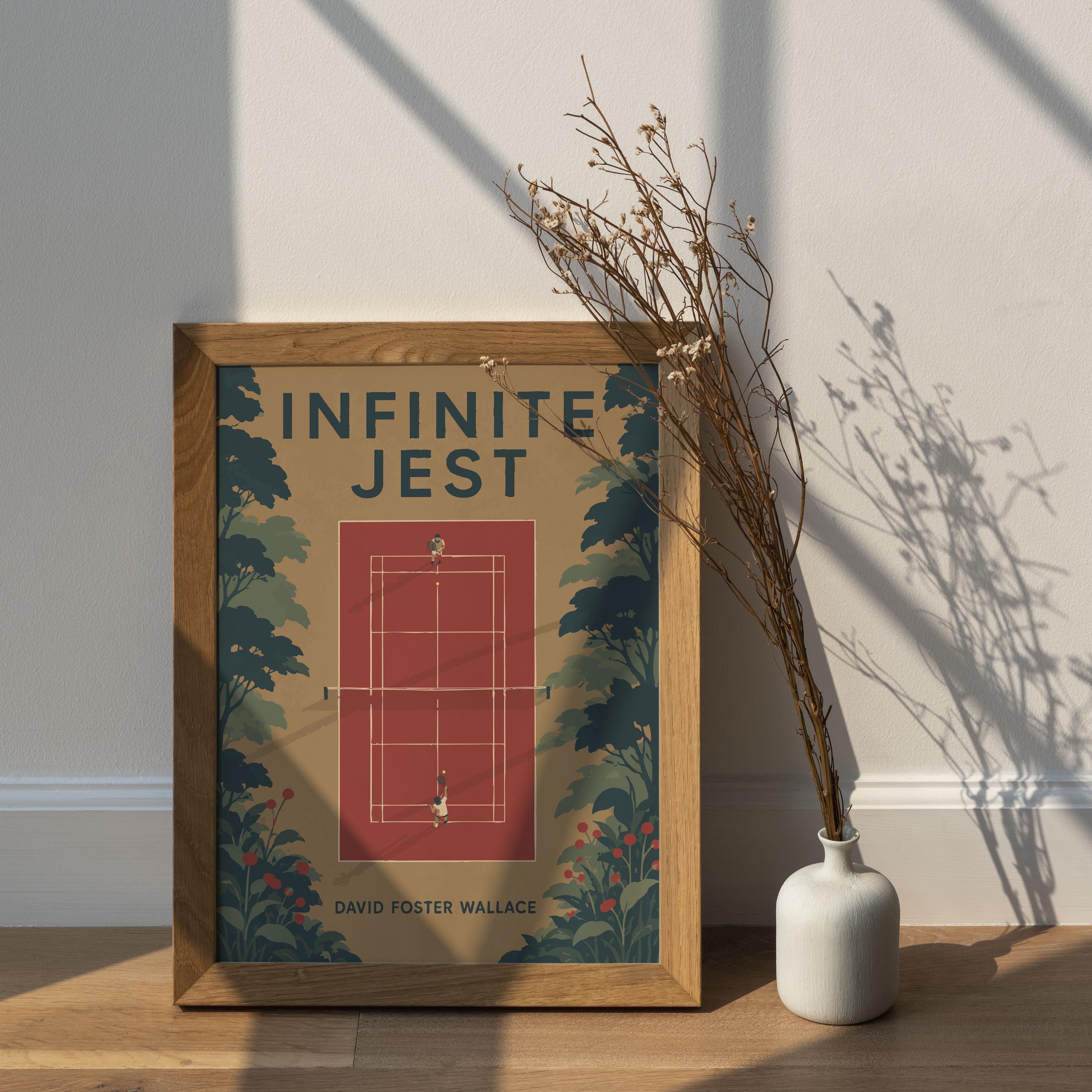 Infinite Jest Poster, David Foster Wallace Literary Art, Modern
