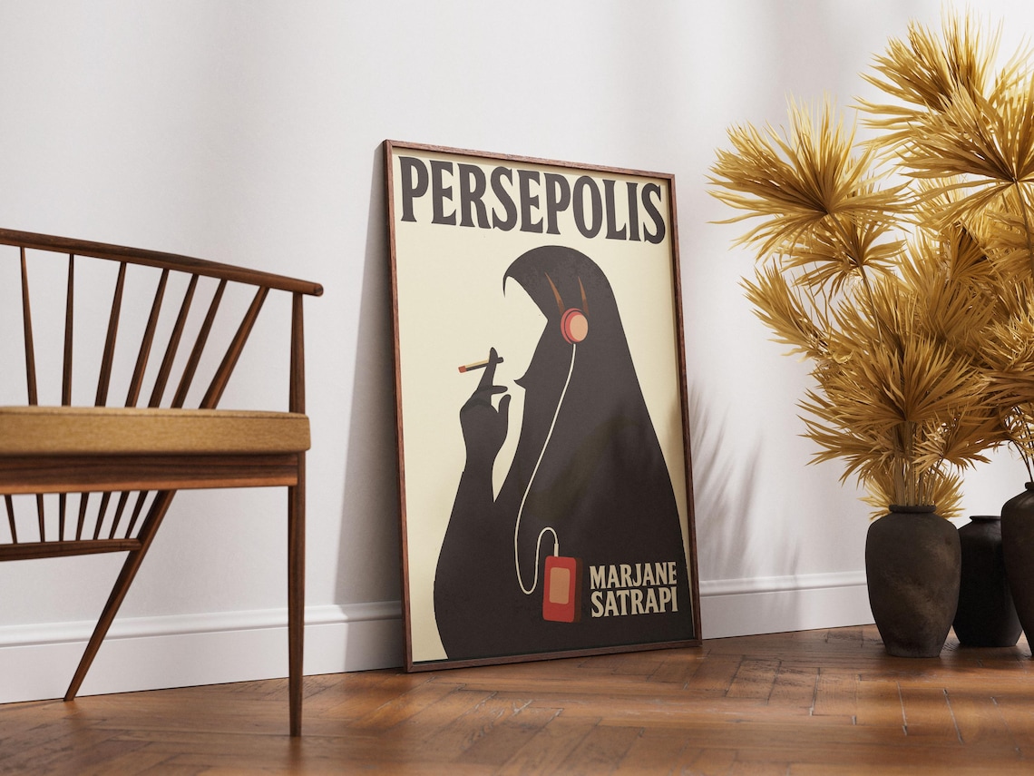 Persepolis Poster Marjane Satrapi Graphic Novel Art Feminist Decor persepolis-poster-marjane-satrapi-graphic-novel-art-feminist-decor