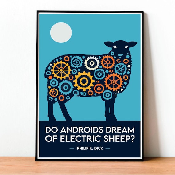 Do Androids Dream of Electric Sheep Poster, Philip K. Dick Art