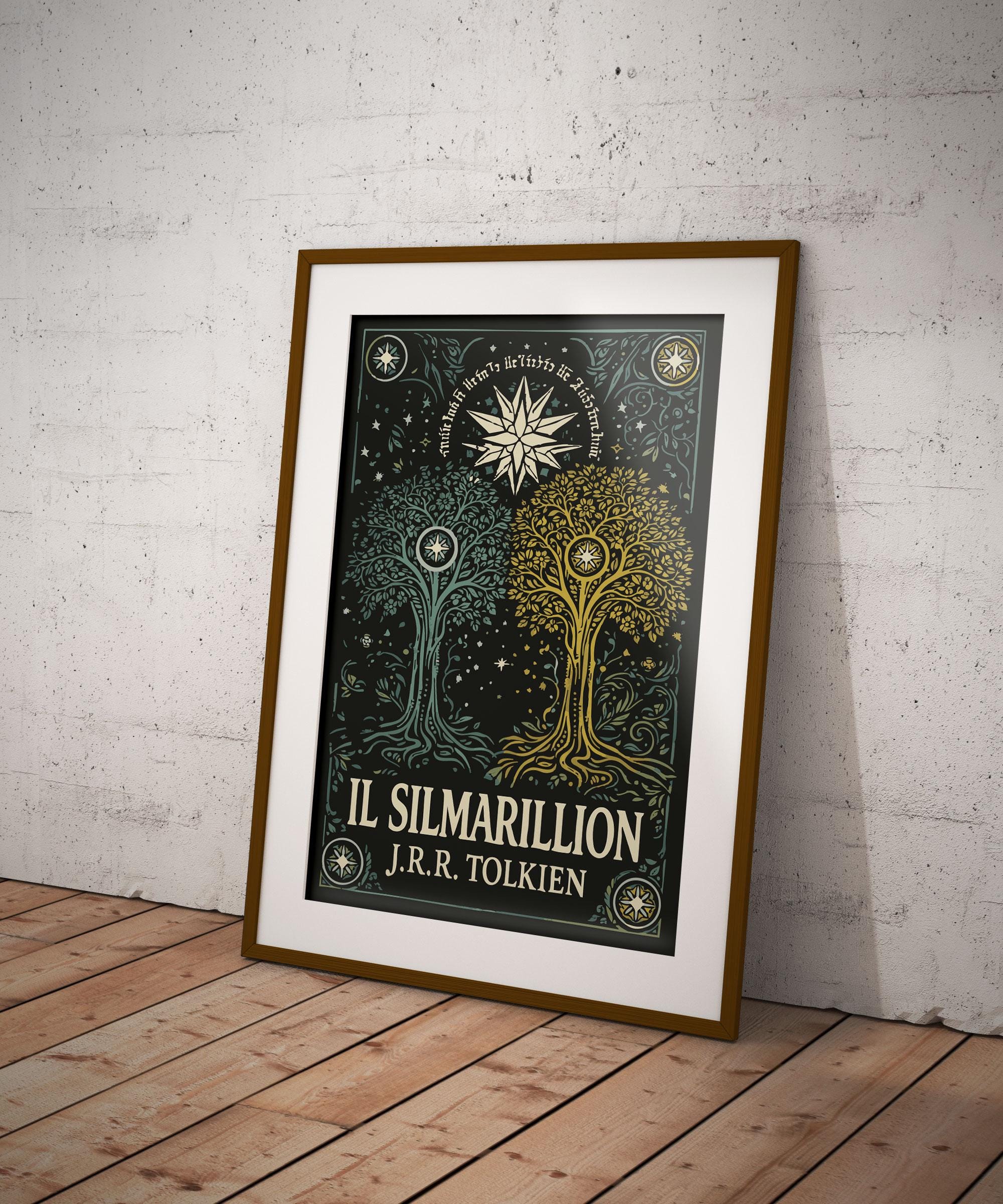 The Silmarillion Poster, J.R.R. Tolkien, Epic Fantasy Art, Middle