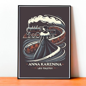 Poster Anna Karenina – Copertina Iconica Celebrante il Capolavoro Russo di Tolstoy