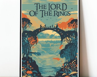 In de Ban van de Ring: De Reisgenoten Poster Fantasy Wanddecoratie Cadeau