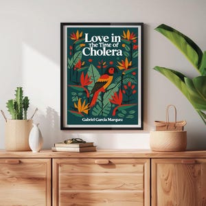 Love in the Time of Cholera Print, Wall Art Vintage, Wall Art, Classic ...