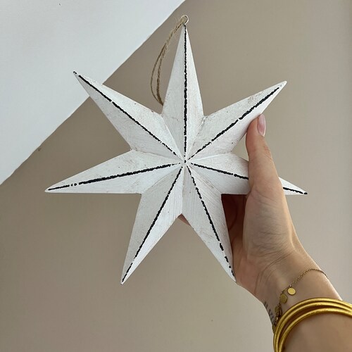 Rustic hanging star