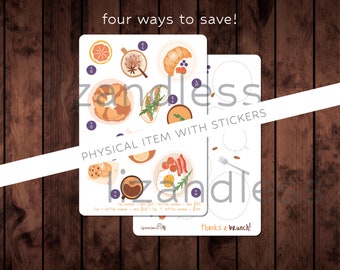 THANKS A BRUNCH Savings Challenge | Breakfast and Brunch | Sticker Savings Challenge | Save With Stickers | Budget With Stickers