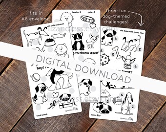 De honden hebben NU lekkernijen nodig | Leuke hondenbesparingsuitdaging! | Digitale download | Besparingsuitdaging schattige puppy's | Uitdaging voor een laag budget besparen