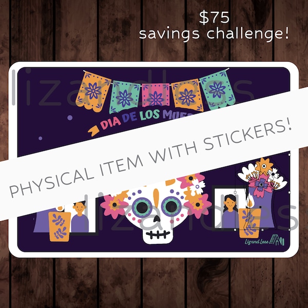 Dia De Los Muertos Save 75 | REMEMBER ME | Sticker Savings Challenge | Save With Stickers | Budget With Stickers