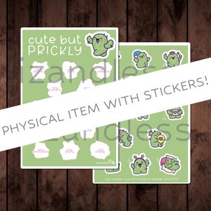 CUTE But PRICKLY Savings Challenge  | Matte Sticker Savings Challenge | Save With Stickers | Cash Envelopes