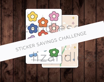 GROWING TAKES TIME Savings Challenge  | Matte Sticker Savings Challenge | Save With Stickers | Cash Envelopes