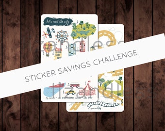 LET'S VISIT the CITY | Big City Vacation Trip Savings Challenge | Sticker Savings Challenge | Save With Stickers | Budget With Stickers