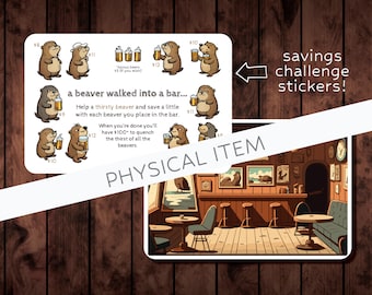 Beers and Beavers Savings Challenge! | Sticker Savings Challenge | Save With Stickers