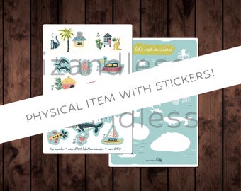 Let's Visit An Island Savings Challenge  | Matte Sticker Savings Challenge | Save With Stickers | Cash Envelopes
