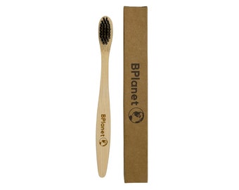 Spazzolino da denti in bambù per bambini - 6 pezzi - Manico biodegradabile al 100% - spazzolini da denti - ecologico - bagno - spazzolino da denti in bambù