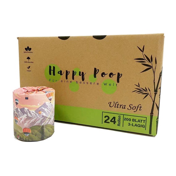 Bamboo Toilet Paper 24 Pack | Sustainable Bamboo Toilet Paper | There is No  Planet B | Toilet | Bplanet | Toilet Paper | Eco - Etsy