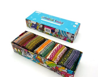 Winter Pattern Socks, Warm Socks - 5 Pairs of Socks - Socks Box - There is no Planet B - cute socks, bed socks Christmas gifts