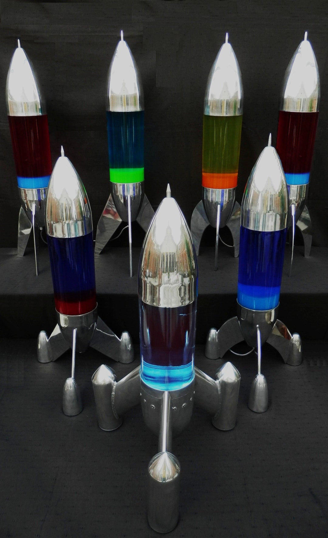 LIGHTSPEED ROCKETS Giant Lava Lamps Six Different Designs at Etsy UK