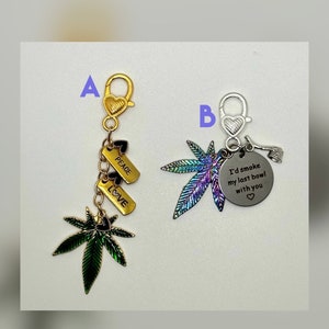 Vape charm Marijuana jewelry keychain, cannabis leaf jewelry charms, vape jewelry keychain, e-pen charms, dab pen keychain charms image 8