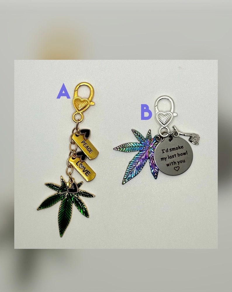 Vape charm Marijuana jewelry keychain, cannabis leaf jewelry charms, vape jewelry keychain, e-pen charms, dab pen keychain charms image 8
