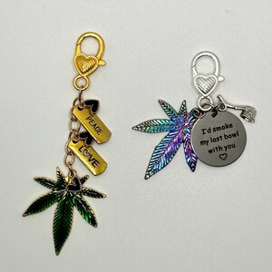 Vape charm Marijuana jewelry keychain, cannabis leaf jewelry charms, vape jewelry keychain, e-pen charms, dab pen keychain charms image 3