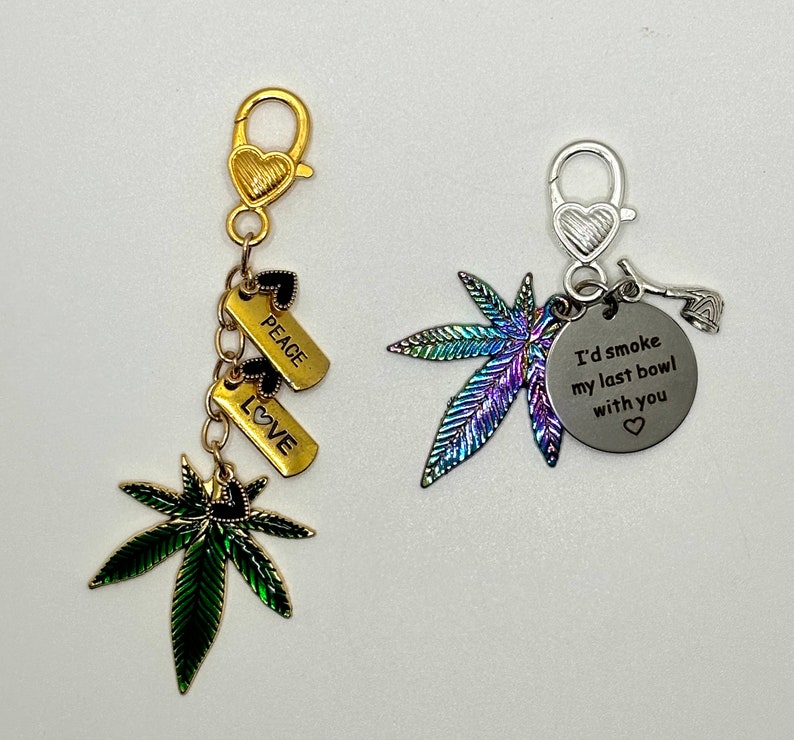 Vape charm Marijuana jewelry keychain, cannabis leaf jewelry charms, vape jewelry keychain, e-pen charms, dab pen keychain charms image 3