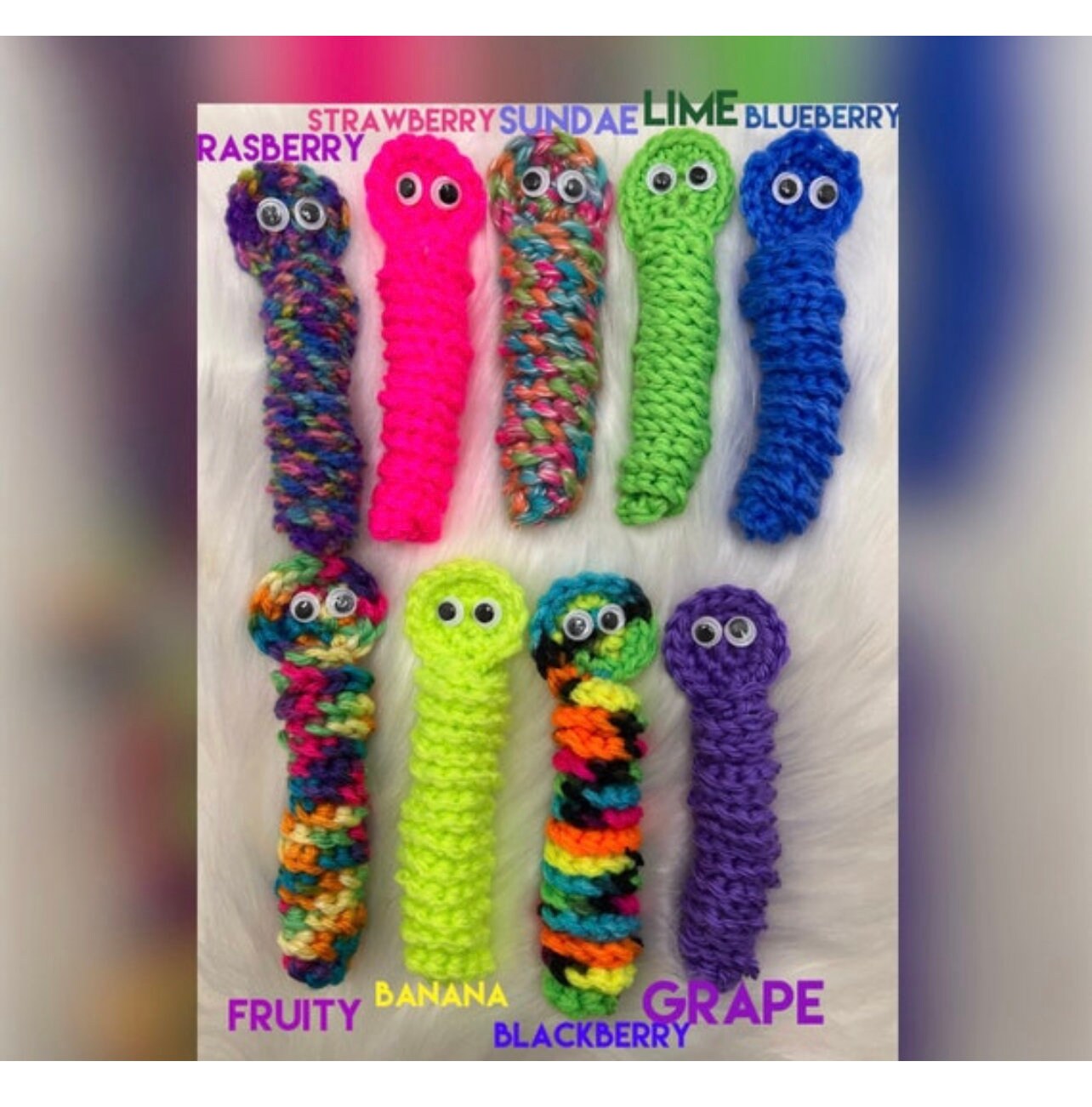 Wiggle Worm Poem Gift Tag and Crochet Pattern Playful Bundle -  Portugal