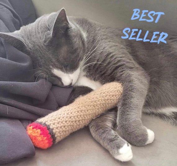 Catnip doobie kicker, catnip joint, catnip cat toy kicker, catnip blunt, cat toy, cat nip cat toy, organic catnip cat toy