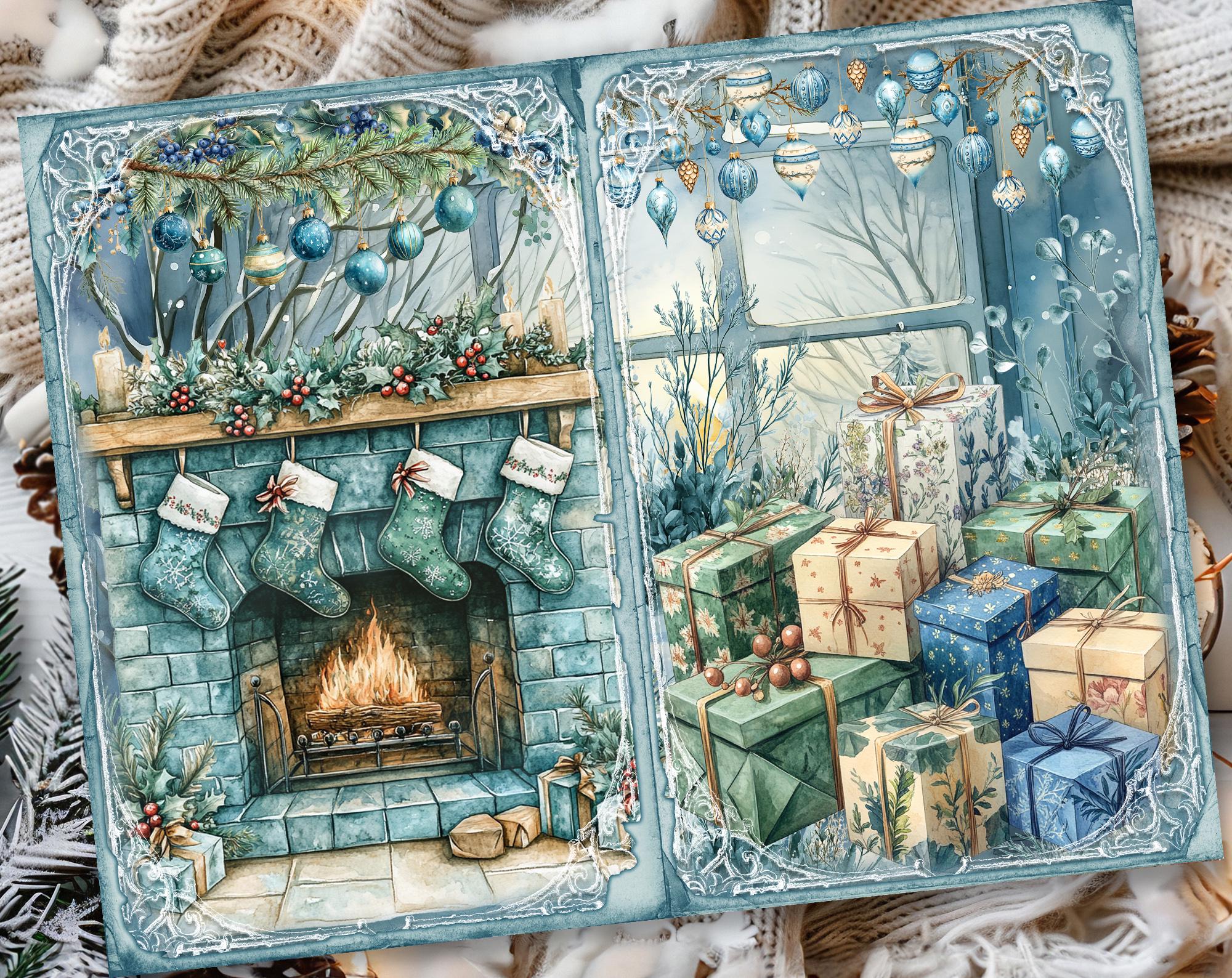 Christmas Magic 2 Junk Journal Printable Pages, Junk Journal Kit ...