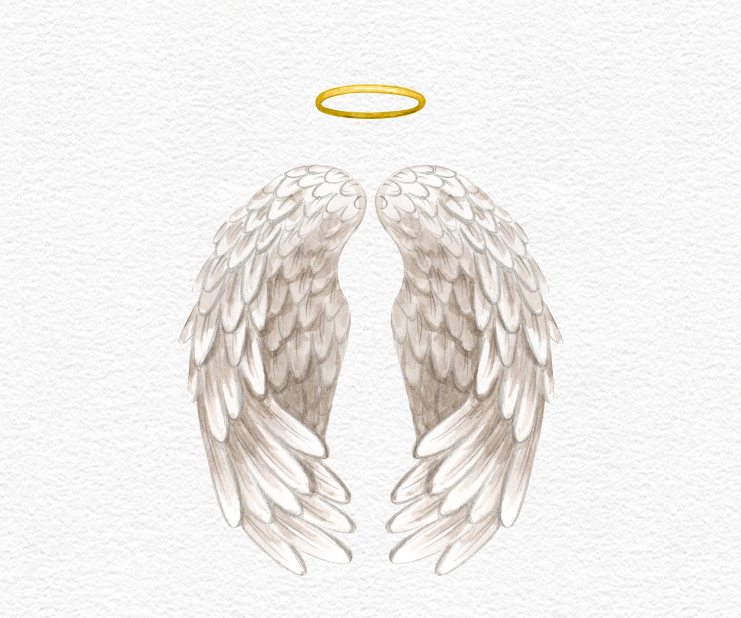 Angel Wings Clipart Halo Clipart Heaven Clipart White Wings Etsy Australia
