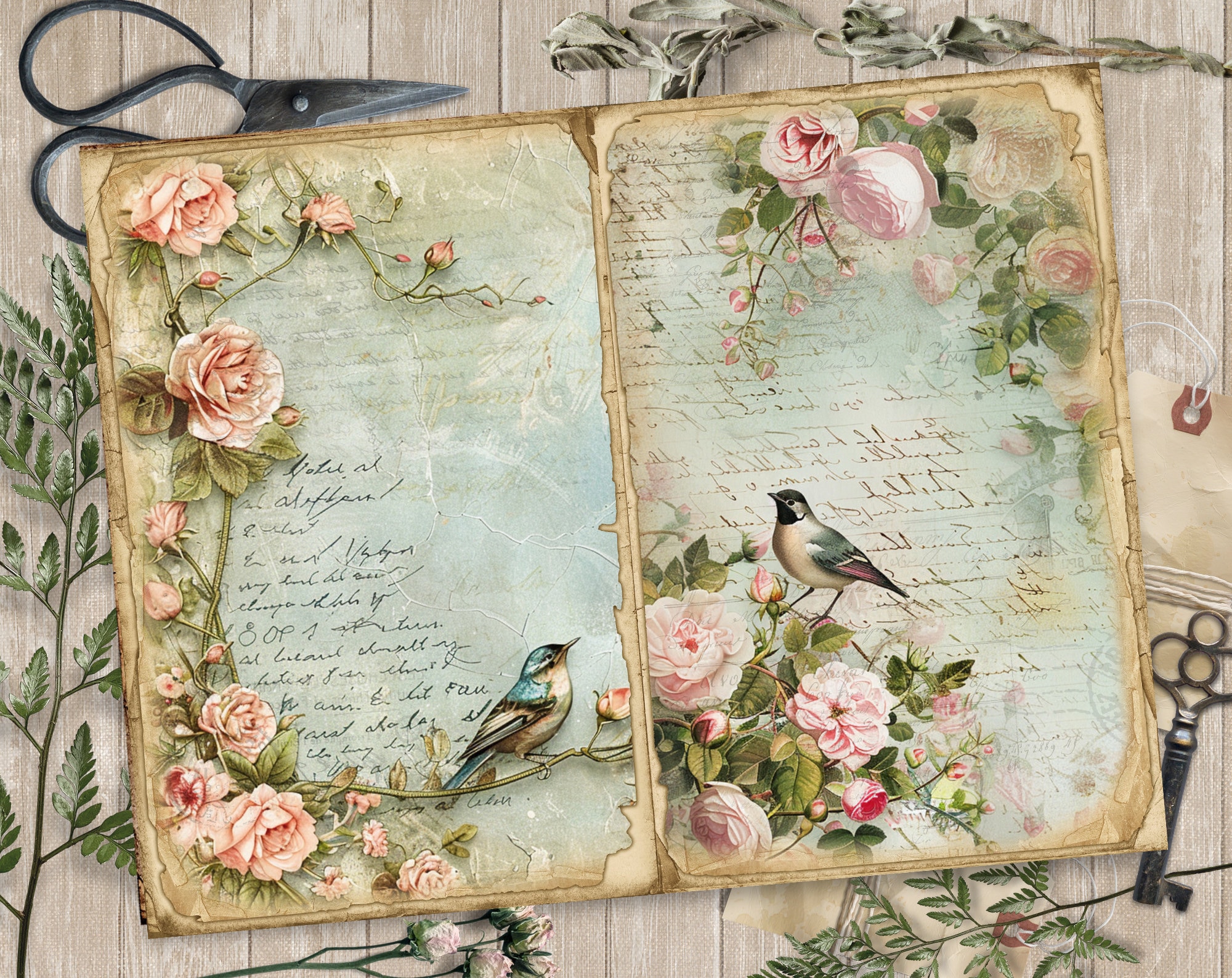 Shabby Chic Vintage Junk Journal | MakerPlace by Michaels