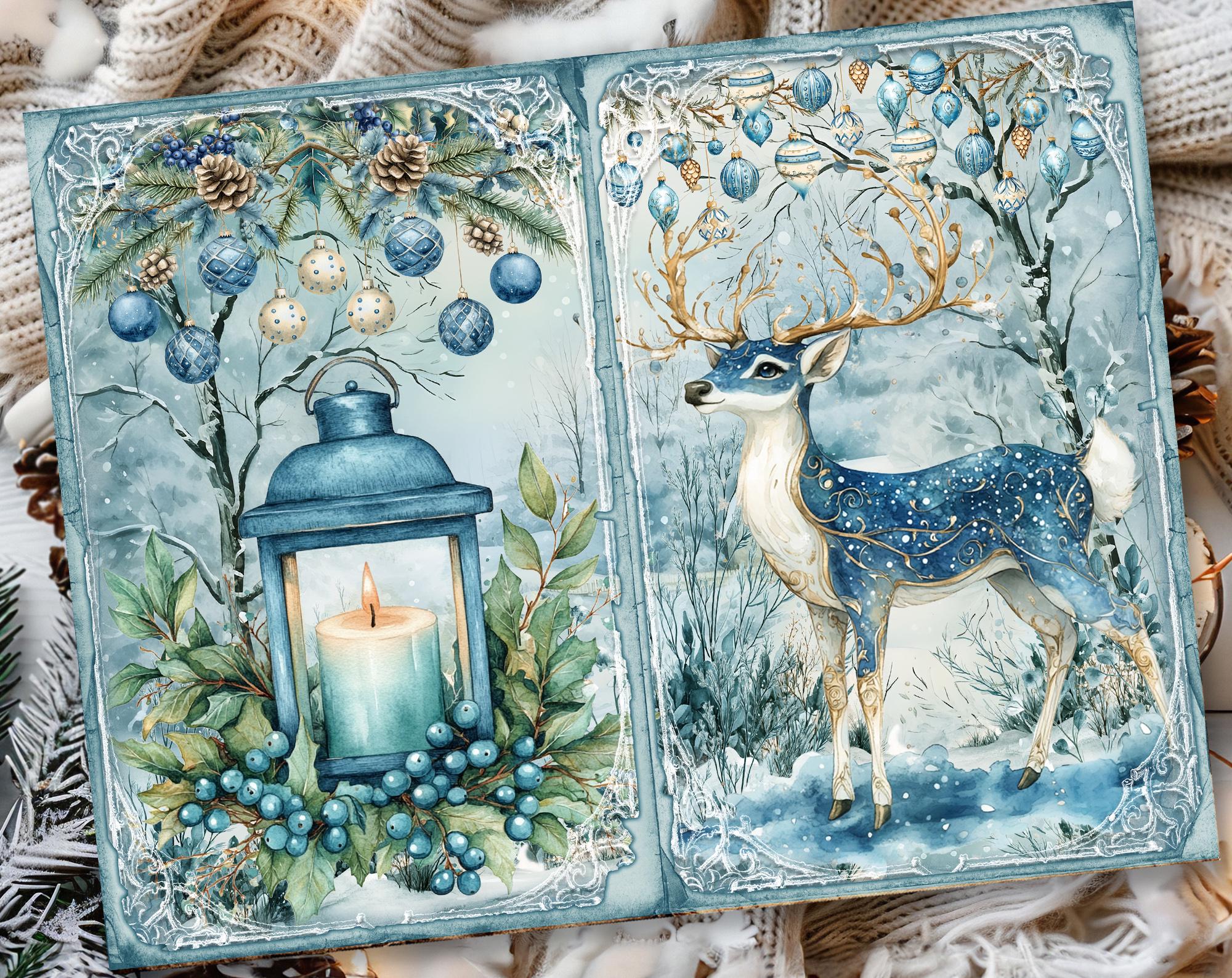Christmas Magic 1 Junk Journal Printable Pages, Junk Journal Kit ...