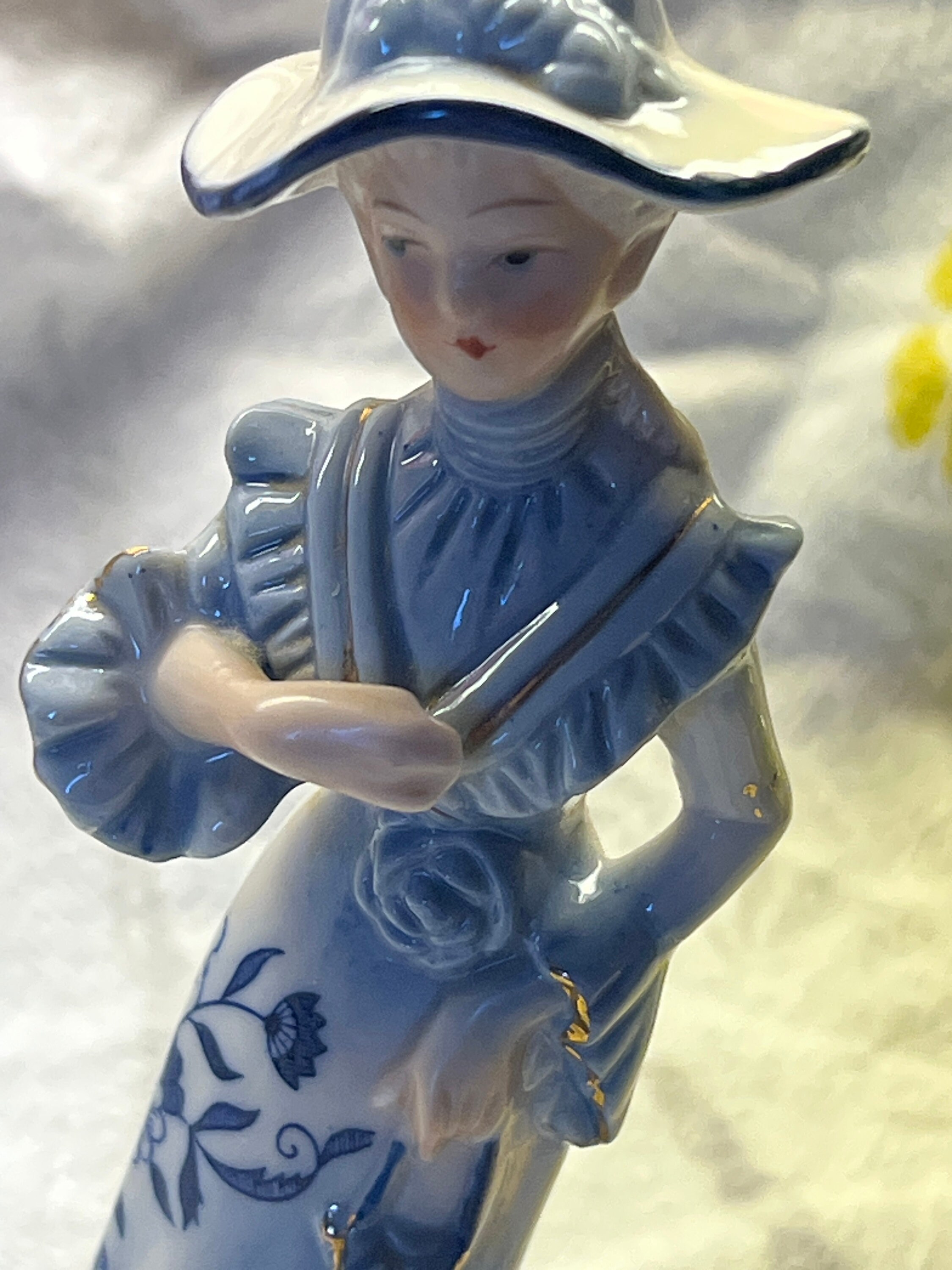 Etsy Porcelain - Blue Lady