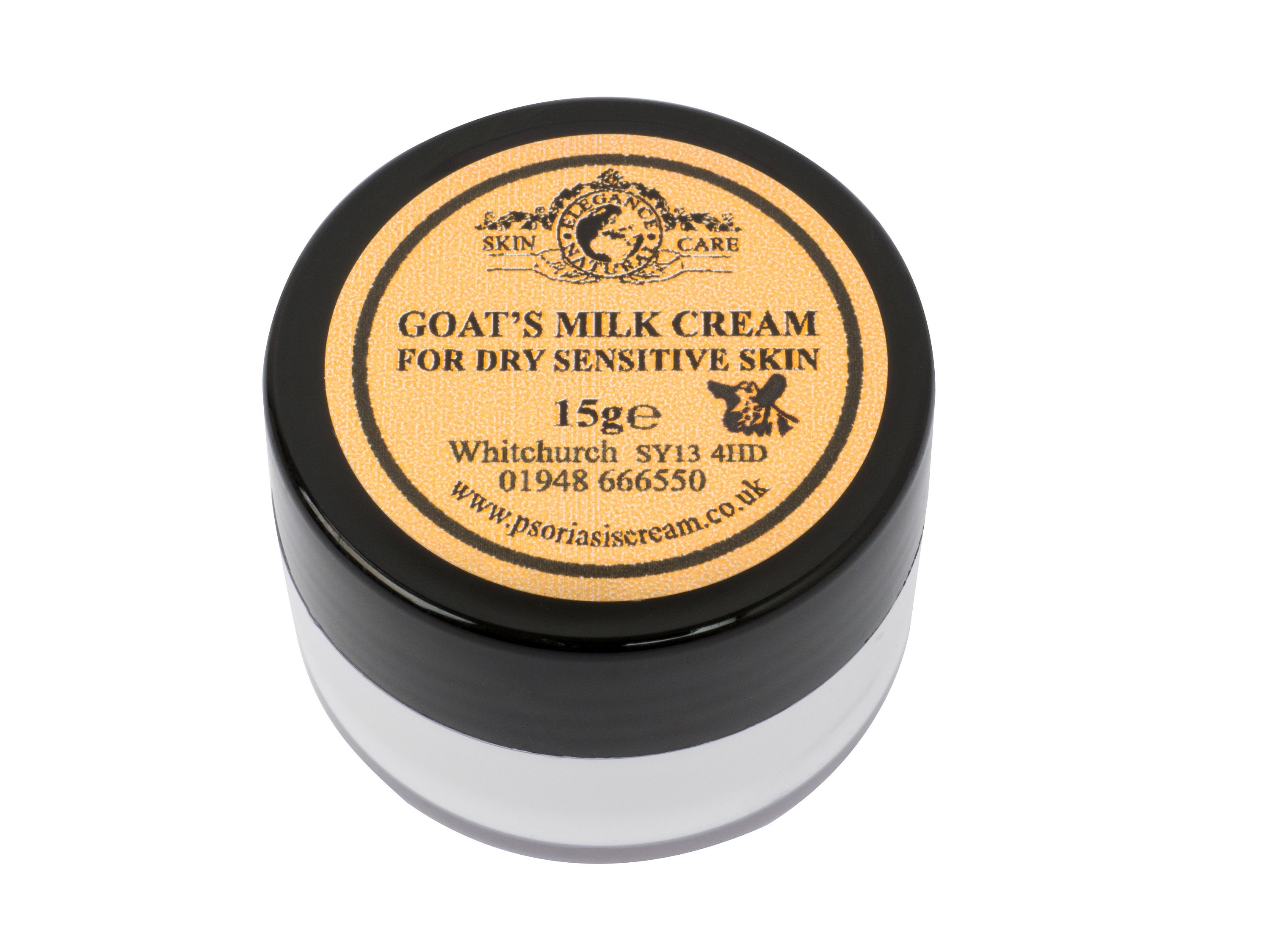 Goats Milk Moisturising Cream by Elegance Natural Skin Care. Formulated