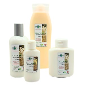 Goats Milk Moisturising Lotion by Elegance Natural Skin Care Formulated for Dry Sensitive Skin dry Sensitive Irritated Skin Eczema Psoriasis