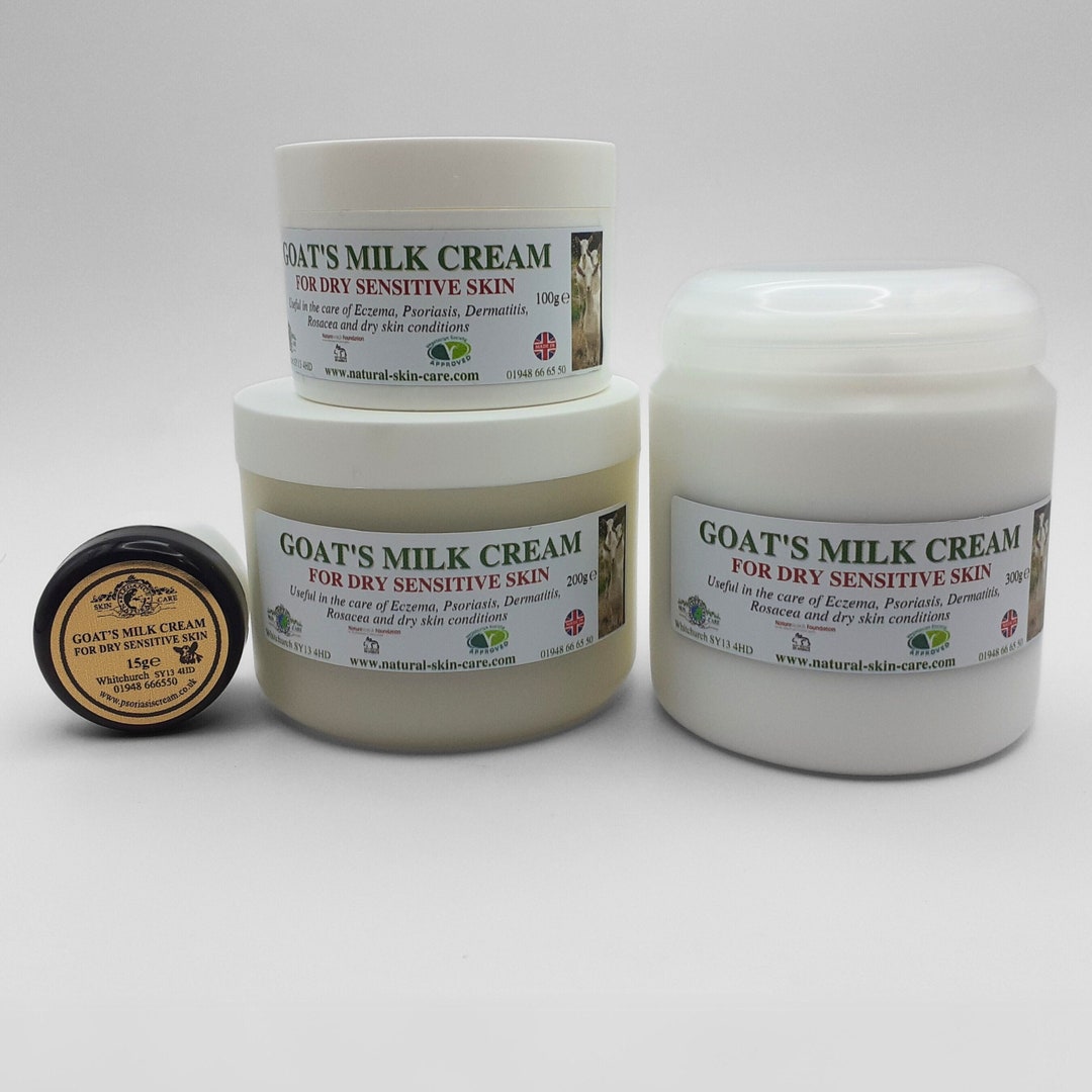 Goats Milk Moisturising Cream by Elegance Natural Skin Care. Formulated