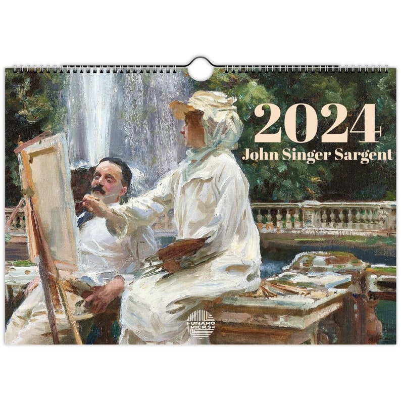 Wall Calendar 2025 john Singer Sargent DIN A4 Etsy