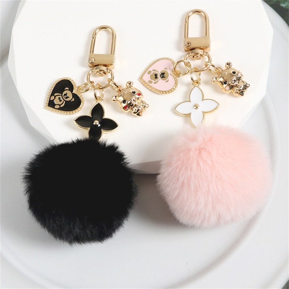 Fur Luxury Keyring Gift Her Accessories Designer - Etsy