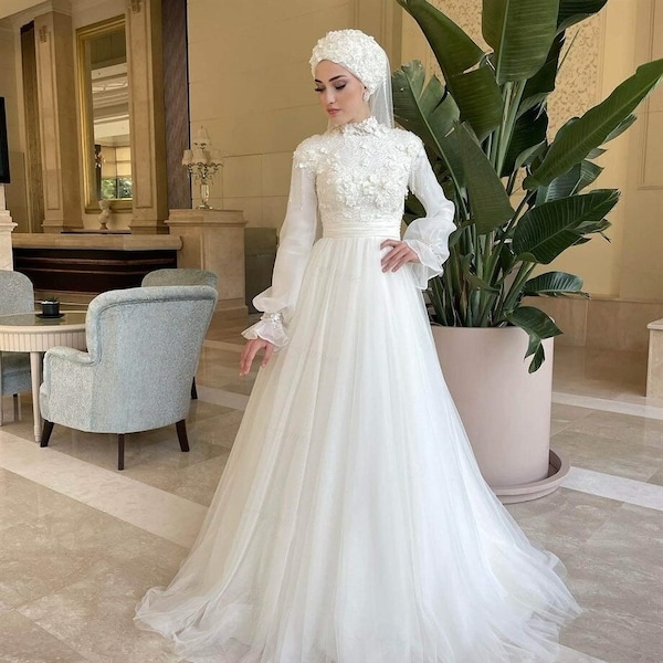 Islamic Wedding Dresses Etsy