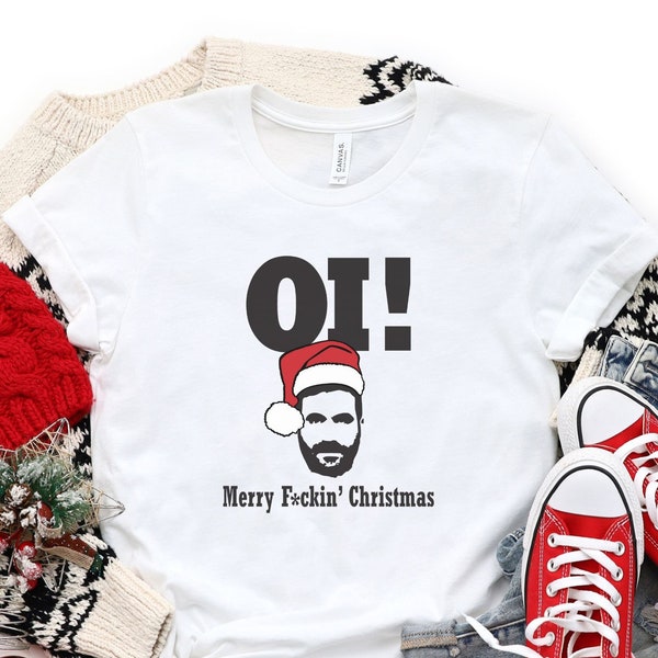 Roy Kent Christmas Shirt, Oi! Merry F*ckin' Christmas, Ugly Sweater Holiday Party
