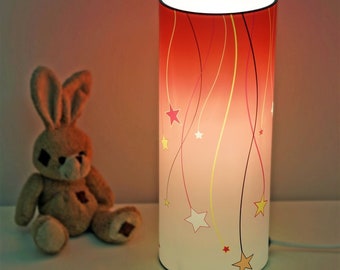 STRAWBERRY SHOOTING STARS bedside lamp