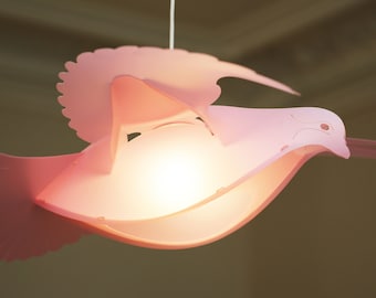 PINK DOVE children&#39;s pendant lamp
