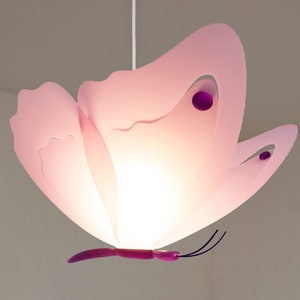 LILAC BUTTERFLY children's pendant lamp