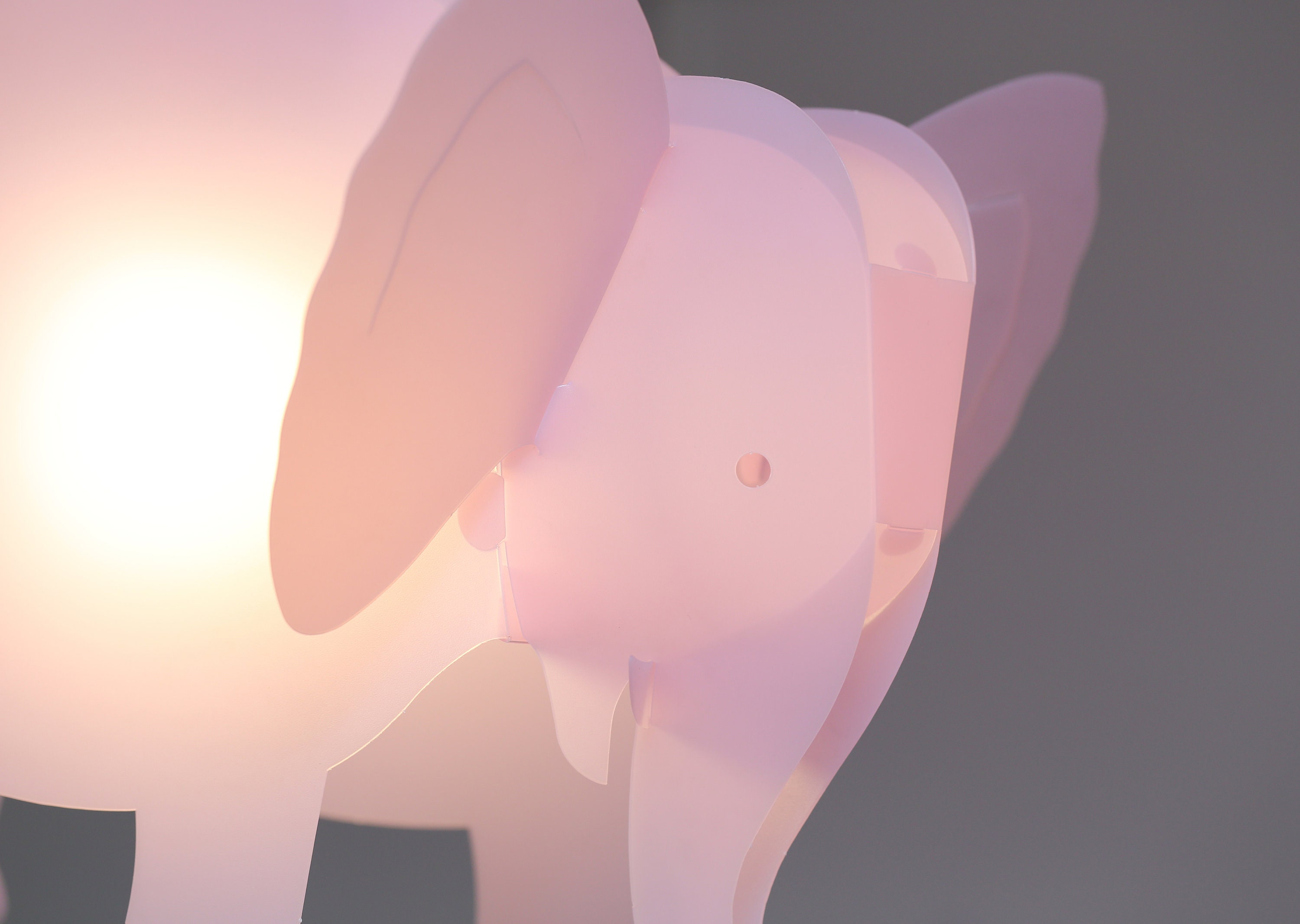 ELEPHANT ROSE children's pendant lamp