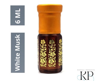 White Musk Concentrated Musky and Woody 6ml Attar for Unisex