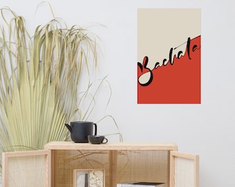 Poster Bachata, terracota, wall art, home deco, regalo bailarina