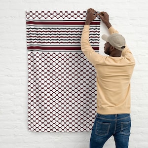 Keffiyeh Flag, Palestine, traditional